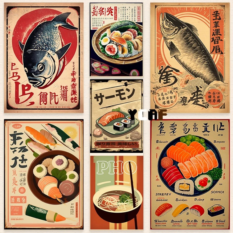 Japanese Lifestyle Food - ملصق طعام على الطراز الياباني ،