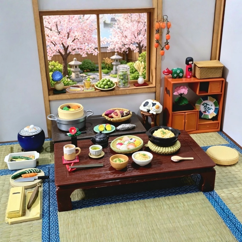 متوفر في المخزون أصلي RE-MENT  - مراجعة Japanese Lifestyle Food وسعره