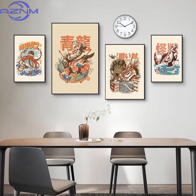 لوحات قماشية يابانية بتصميم ال - مراجعة Japanese Lifestyle Food وسعره